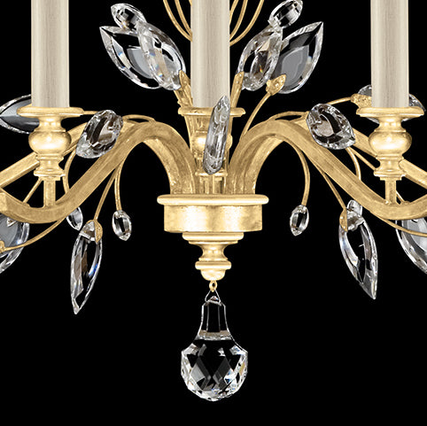 Crystal Laurel 32" Round Chandelier