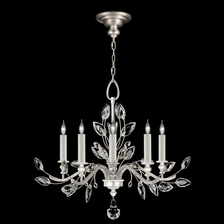Crystal Laurel 32" Round Chandelier
