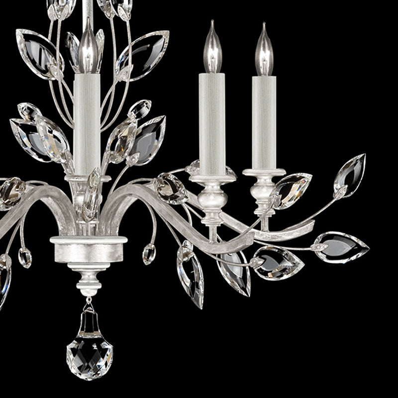 Crystal Laurel 32" Round Chandelier