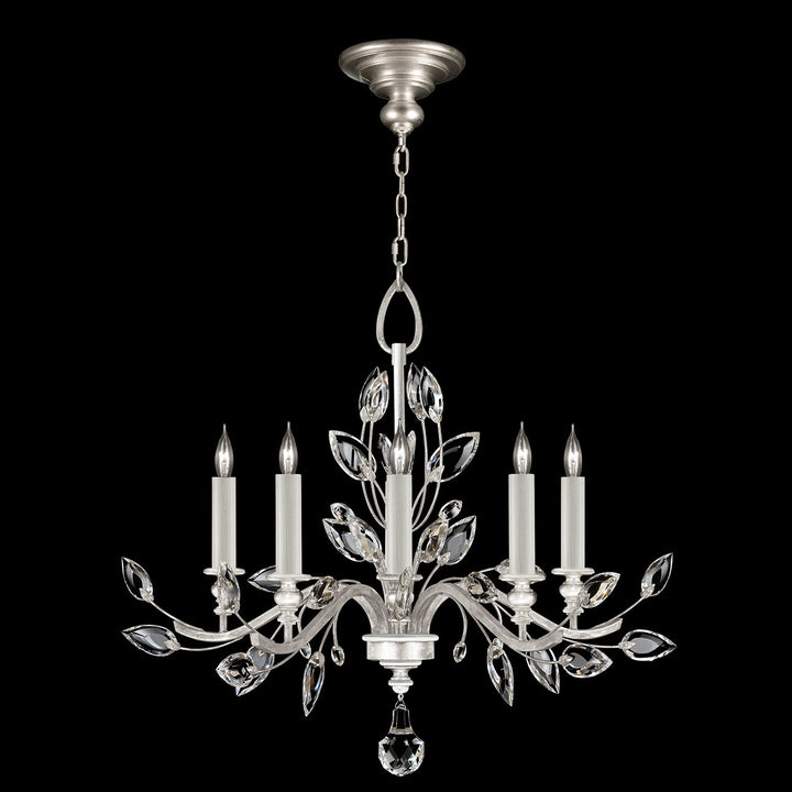 Crystal Laurel 32" Round Chandelier