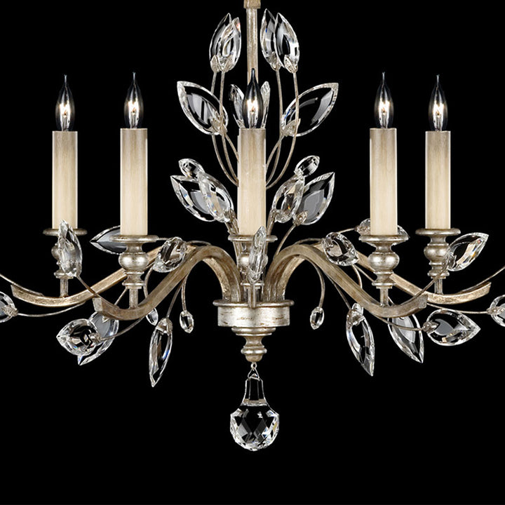 Crystal Laurel 32" Round Chandelier