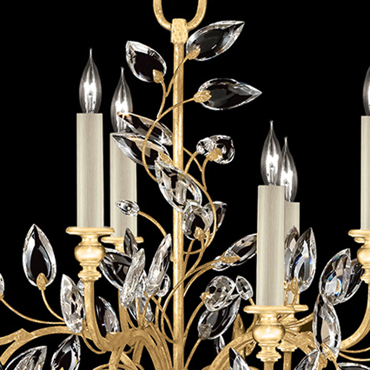 Crystal Laurel 43" Round Chandelier