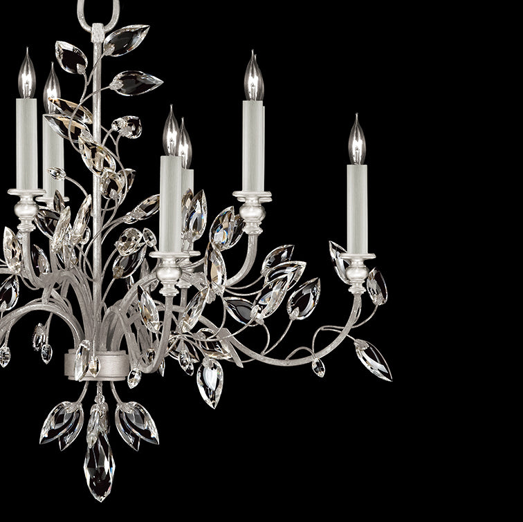 Crystal Laurel 43" Round Chandelier