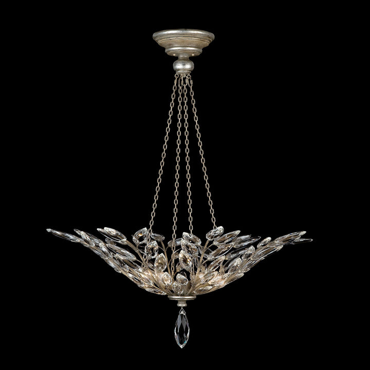Crystal Laurel 35" Round Pendant