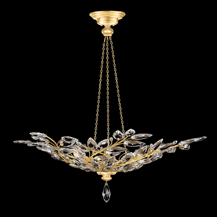 Crystal Laurel 47" Round Pendant