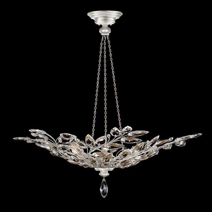 Crystal Laurel 47" Round Pendant