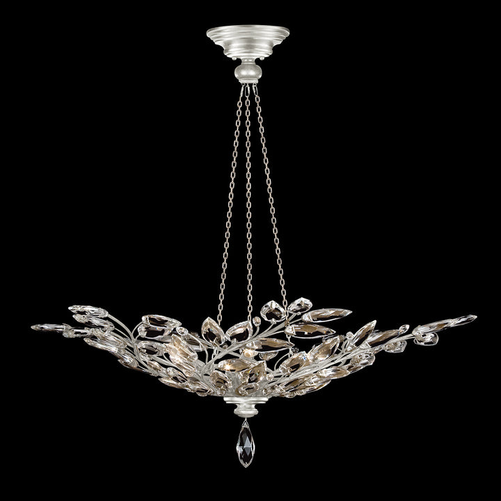 Crystal Laurel 47" Round Pendant