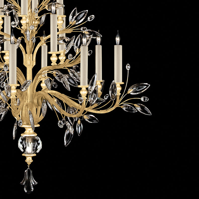 Crystal Laurel 45" Round Chandelier