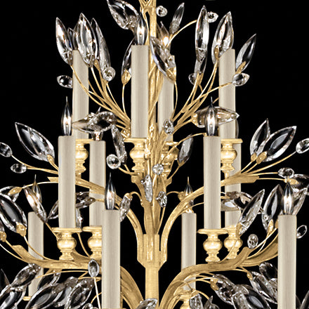 Crystal Laurel 45" Round Chandelier