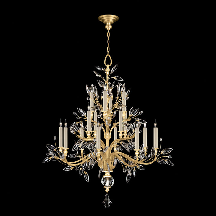Crystal Laurel 45" Round Chandelier