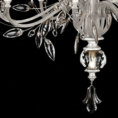 Crystal Laurel 45" Round Chandelier