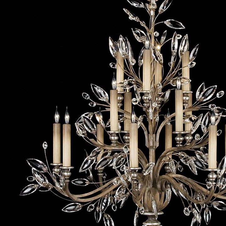 Crystal Laurel 45" Round Chandelier