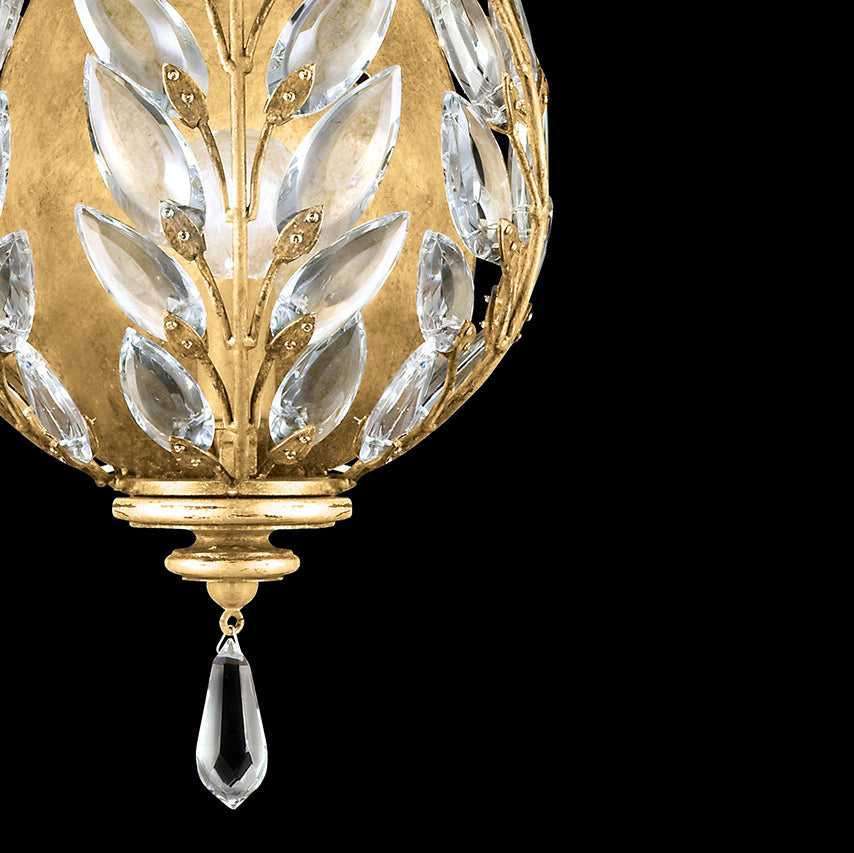 Crystal Laurel 17" Sconce