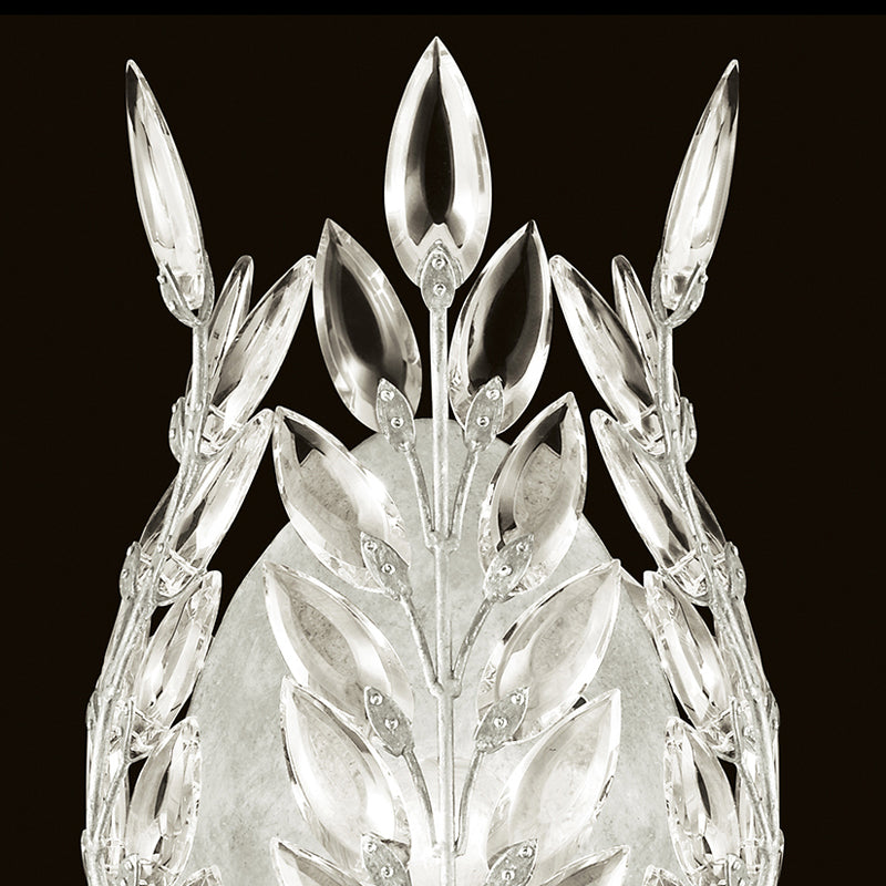 Crystal Laurel 17" Sconce
