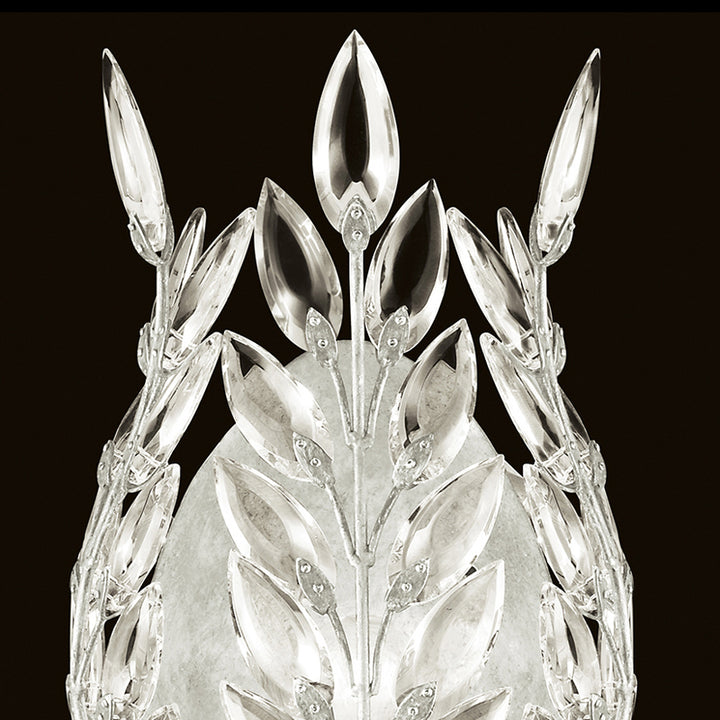 Crystal Laurel 17" Sconce