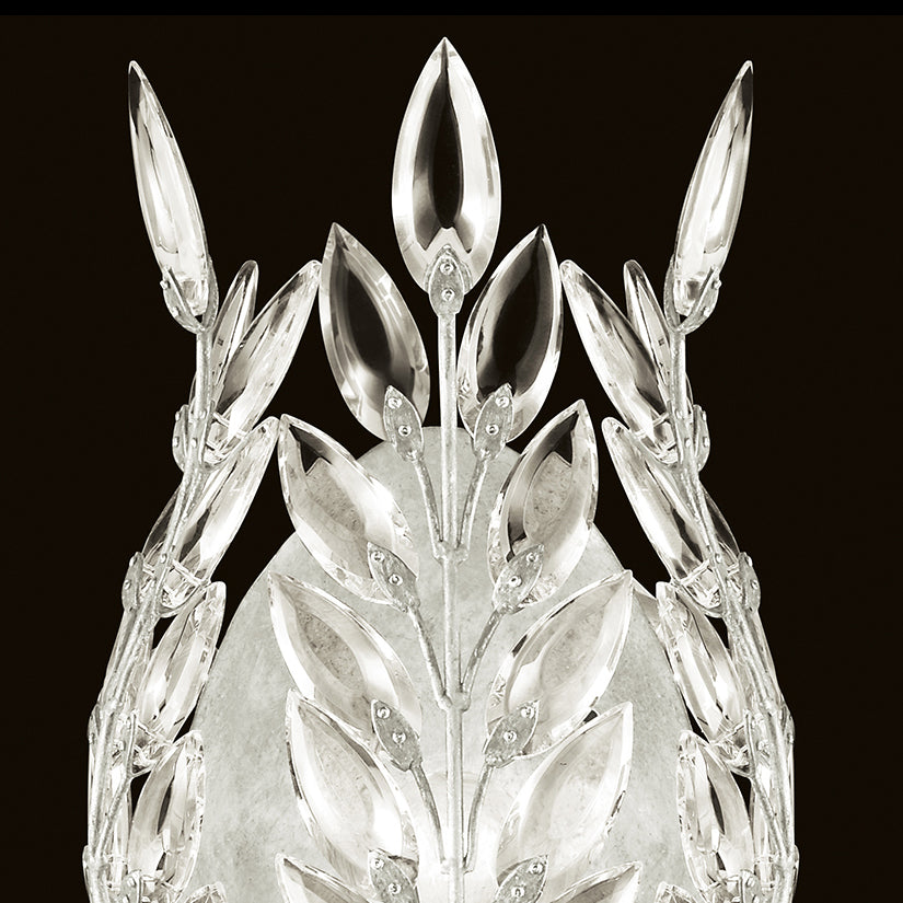 Crystal Laurel 17" Sconce