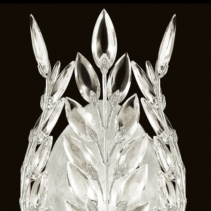 Crystal Laurel 17" Sconce
