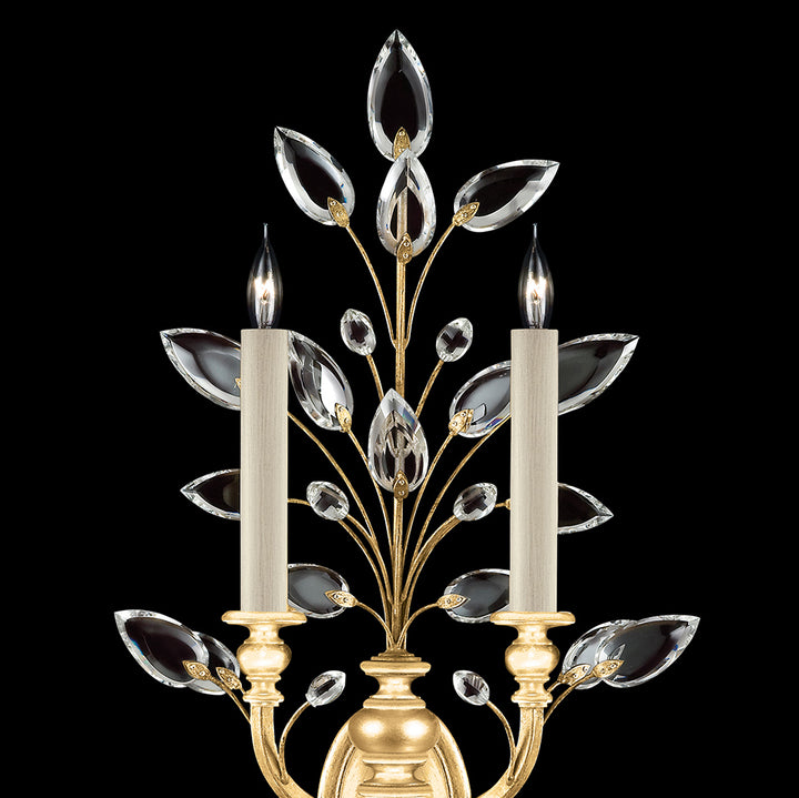 Crystal Laurel 28" Sconce