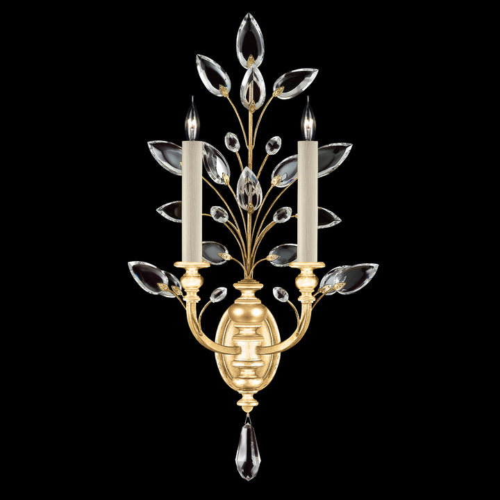 Crystal Laurel 28" Sconce