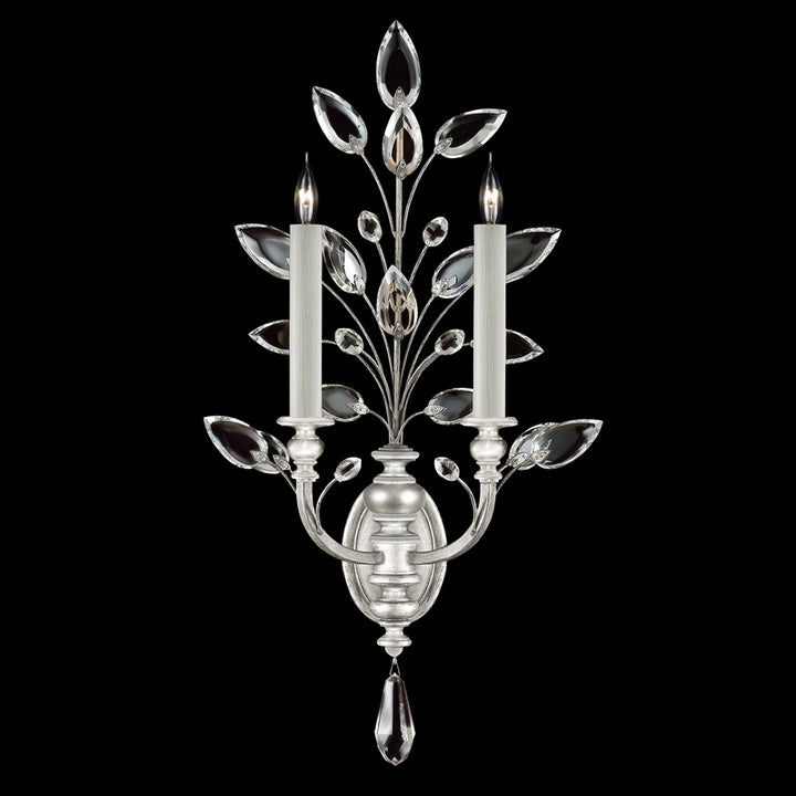 Crystal Laurel 28" Sconce