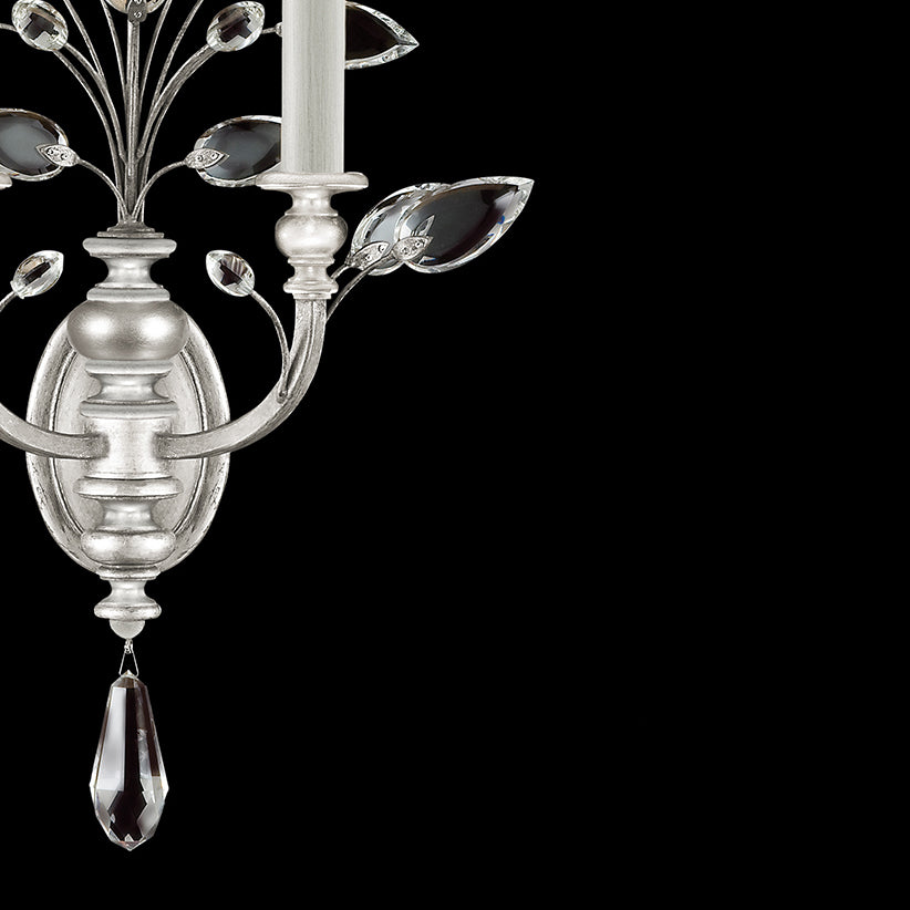 Crystal Laurel 28" Sconce