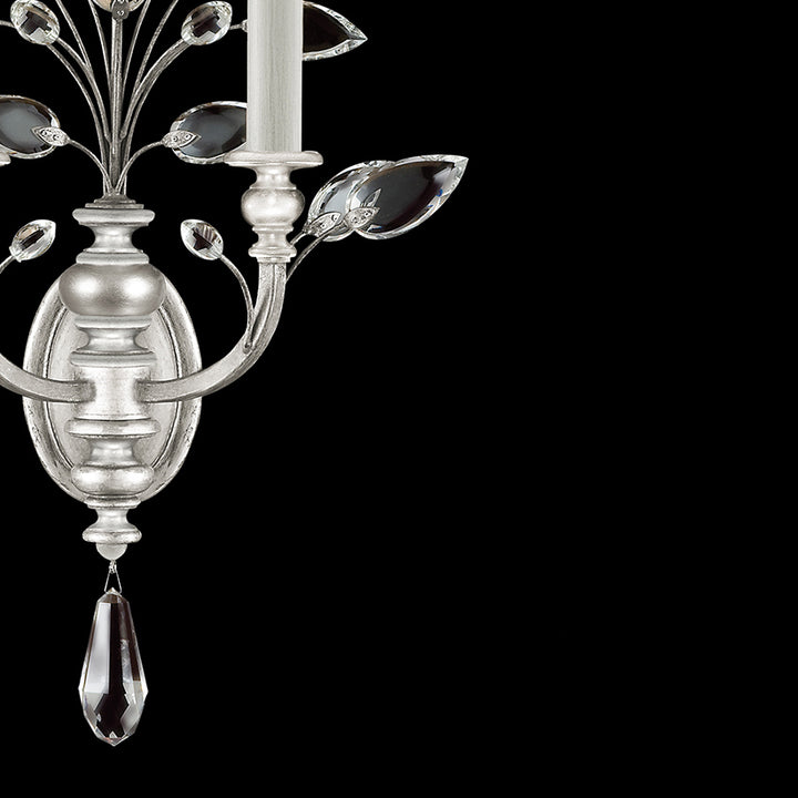 Crystal Laurel 28" Sconce