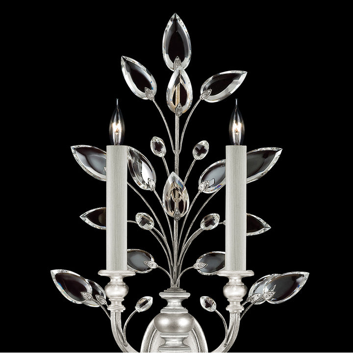 Crystal Laurel 28" Sconce