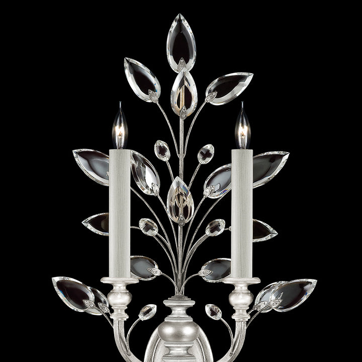 Crystal Laurel 28" Sconce