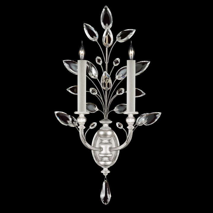 Crystal Laurel 28" Sconce