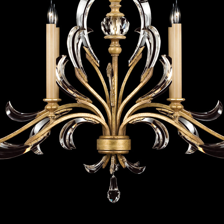 Beveled Arcs 44" Oblong Chandelier