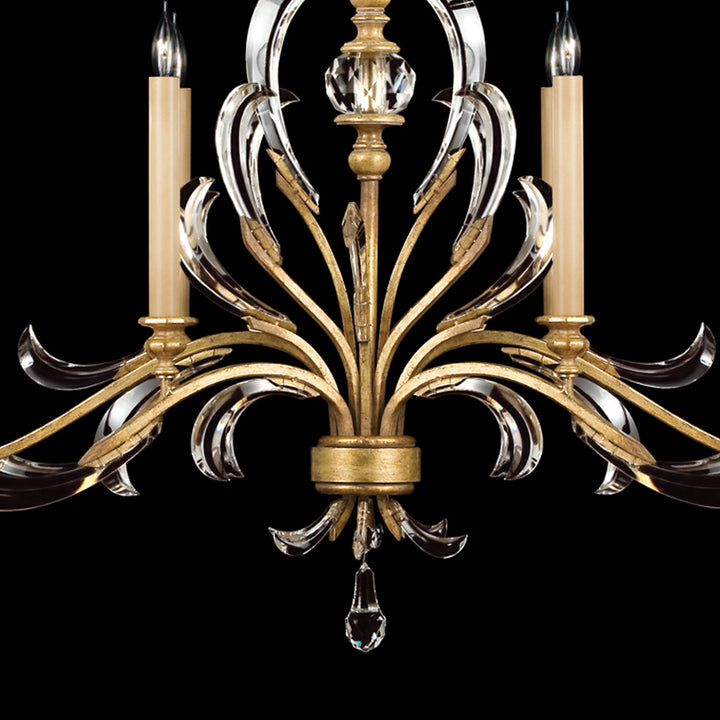 Beveled Arcs 44" Oblong Chandelier