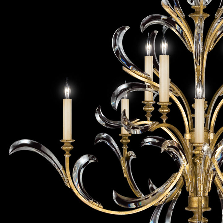 Beveled Arcs 56" Round Chandelier
