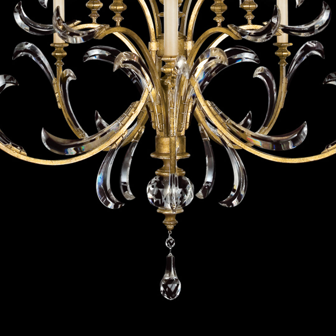 Beveled Arcs 56" Round Chandelier