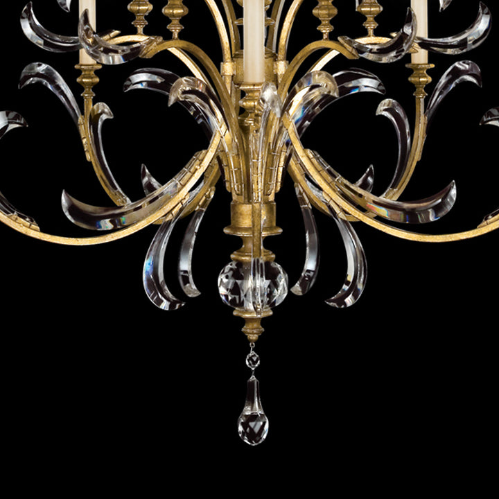 Beveled Arcs 56" Round Chandelier