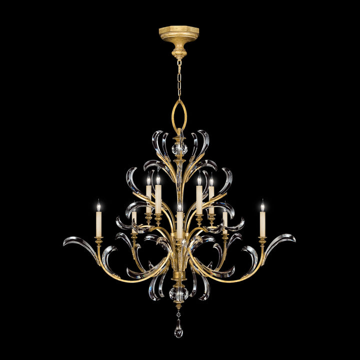 Beveled Arcs 56" Round Chandelier