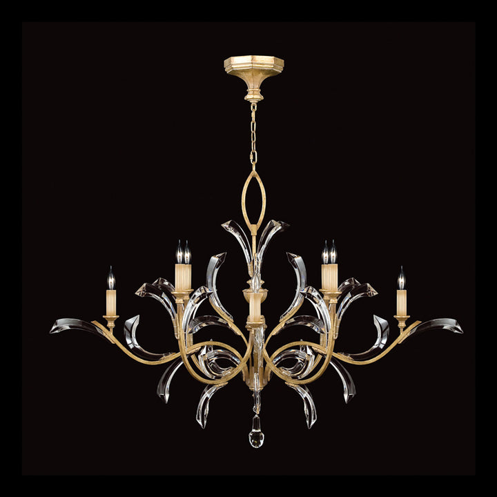Beveled Arcs 57" Round Chandelier