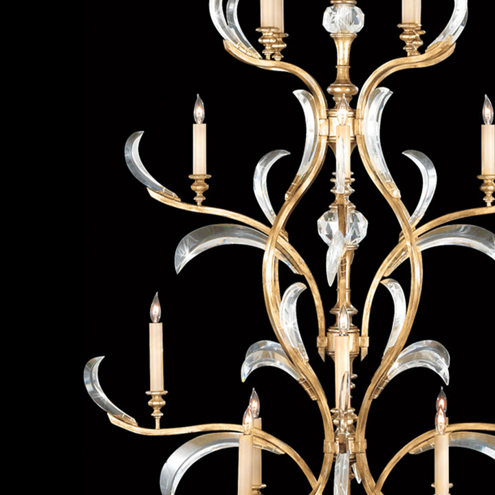 Beveled Arcs 48" Round Chandelier