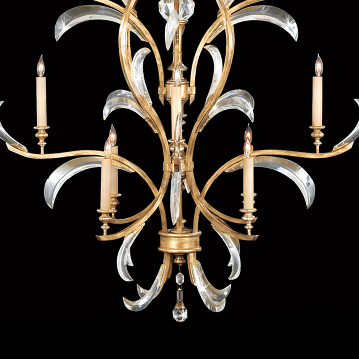 Beveled Arcs 48" Round Chandelier