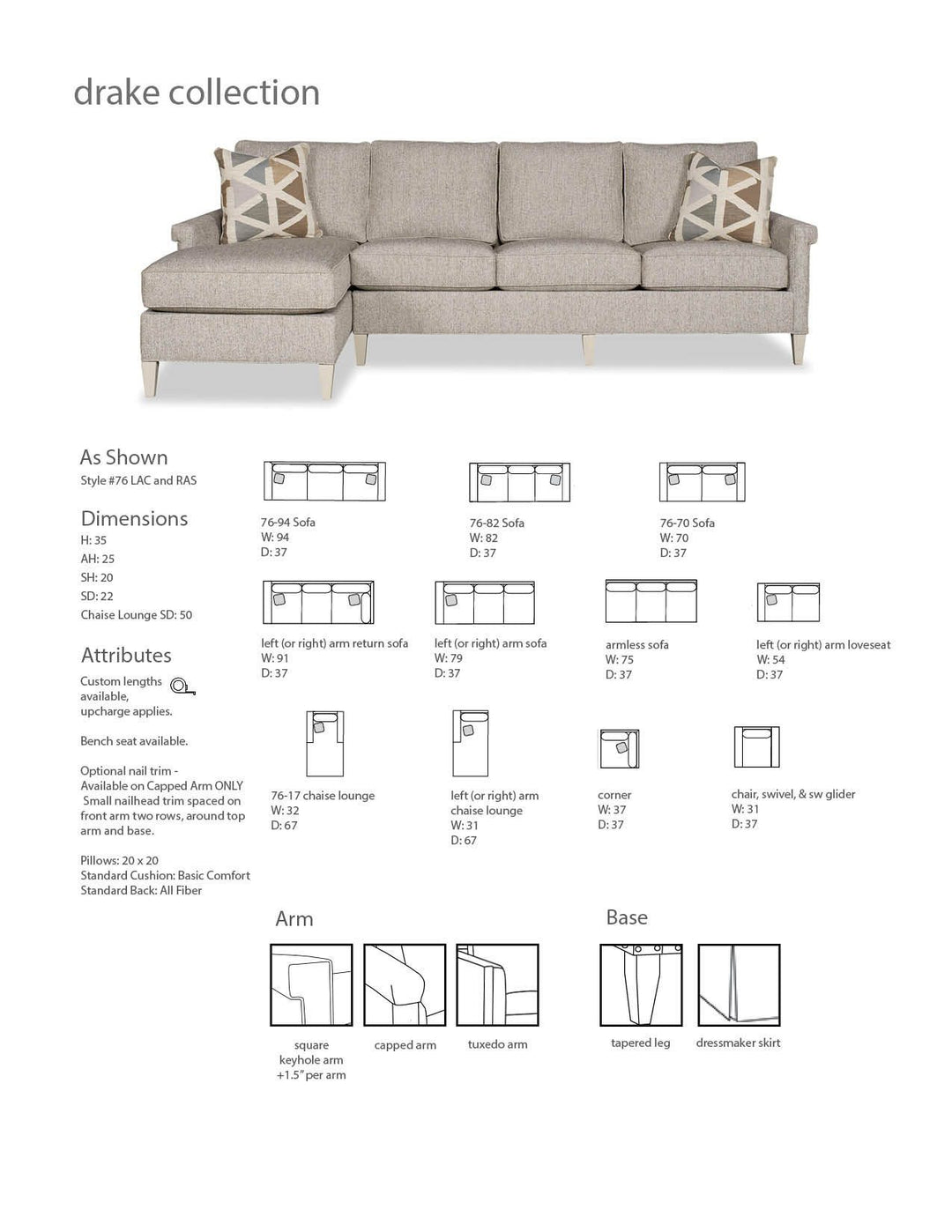 Drake Sectional