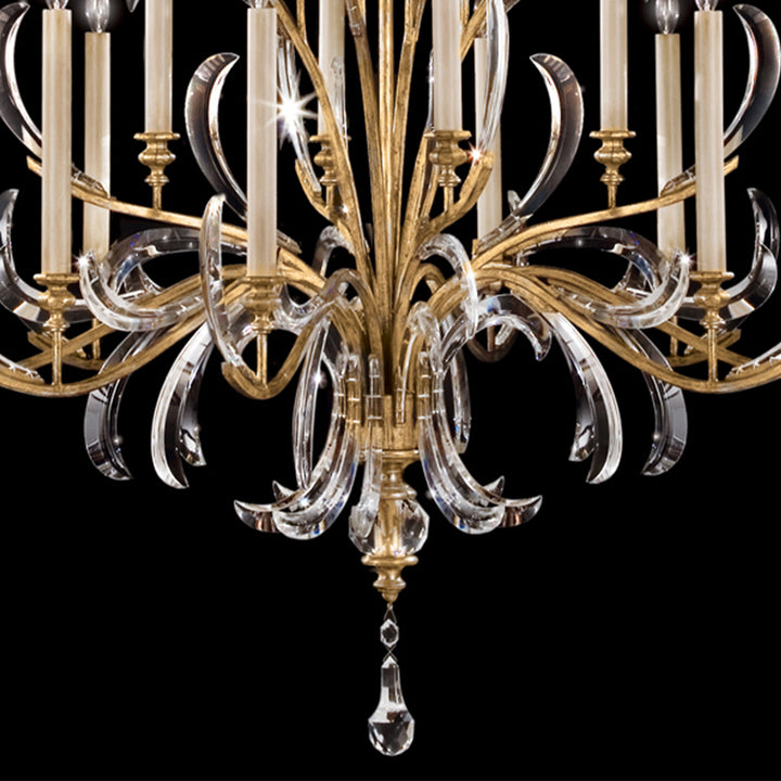 Beveled Arcs 58" Round Chandelier