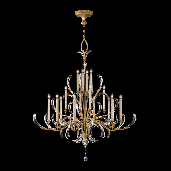 Beveled Arcs 58" Round Chandelier