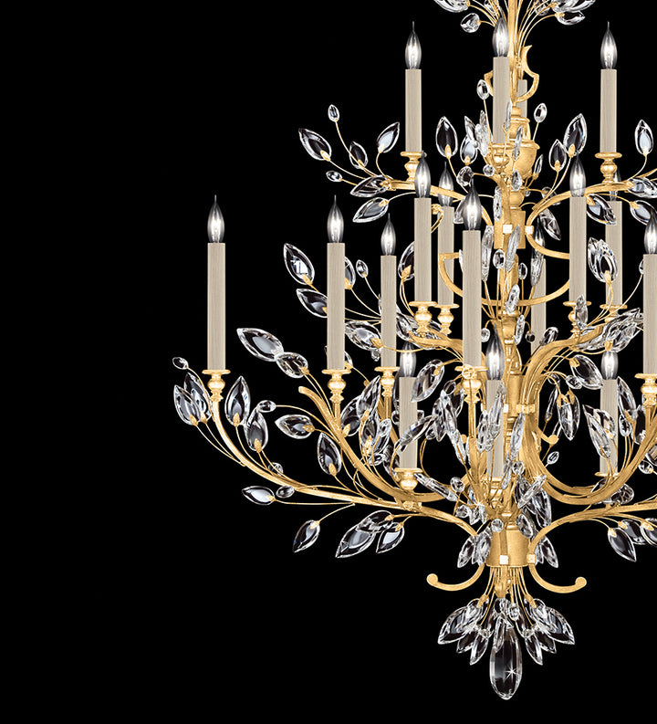 Crystal Laurel 57" Round Chandelier