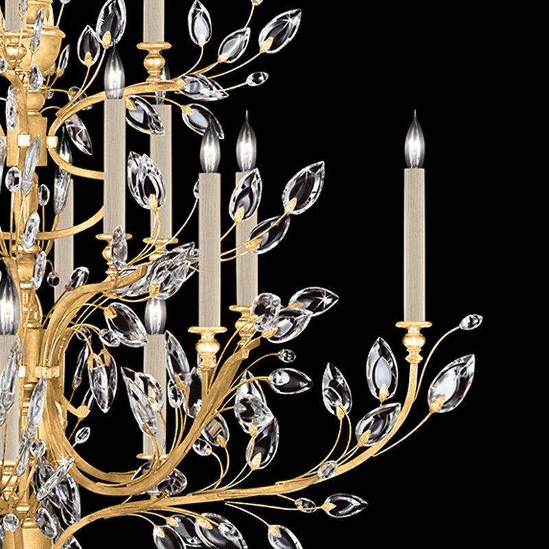 Crystal Laurel 57" Round Chandelier