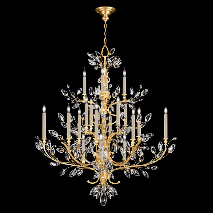 Crystal Laurel 57" Round Chandelier