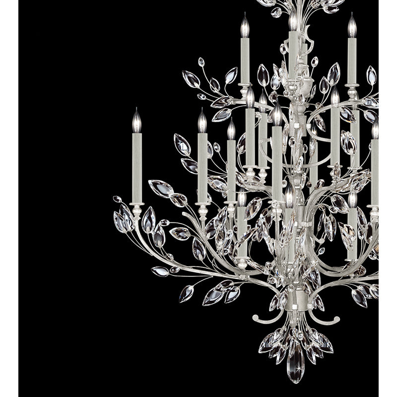 Crystal Laurel 57" Round Chandelier
