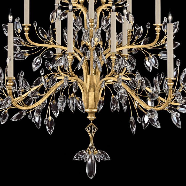 Crystal Laurel 75" Round Chandelier