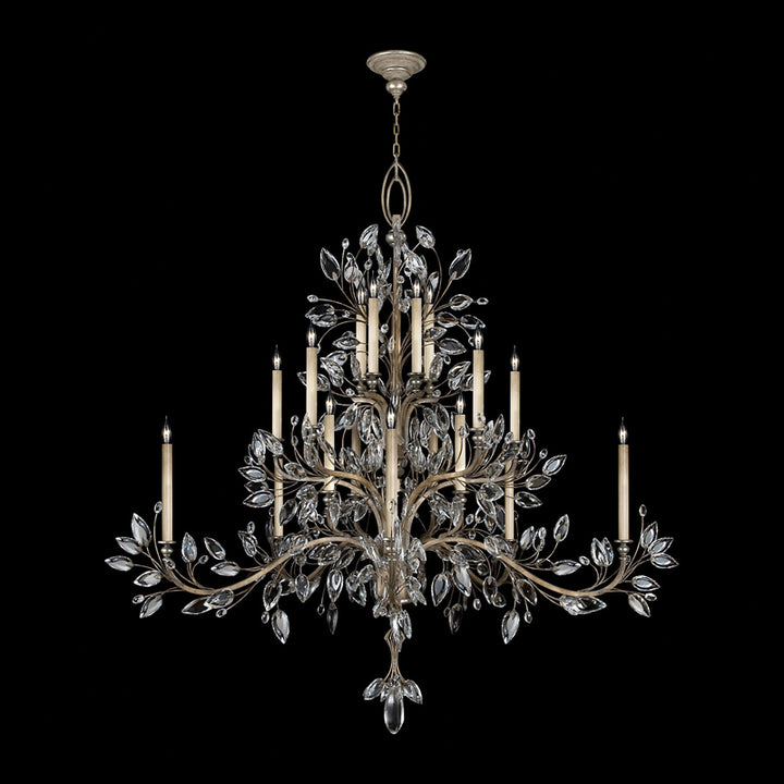 Crystal Laurel 75" Round Chandelier