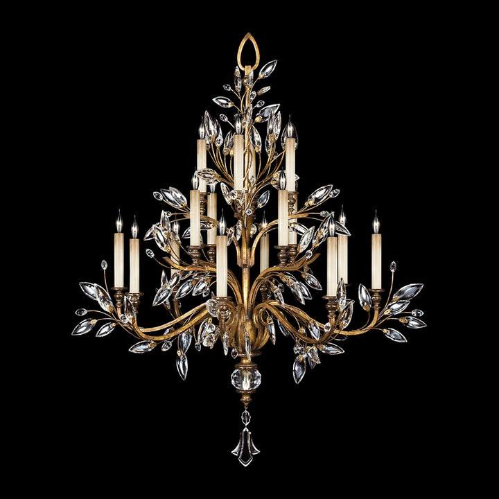 Crystal Laurel 45" Round Chandelier