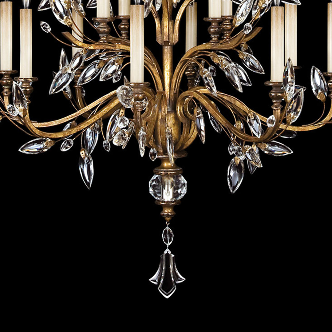Crystal Laurel 45" Round Chandelier