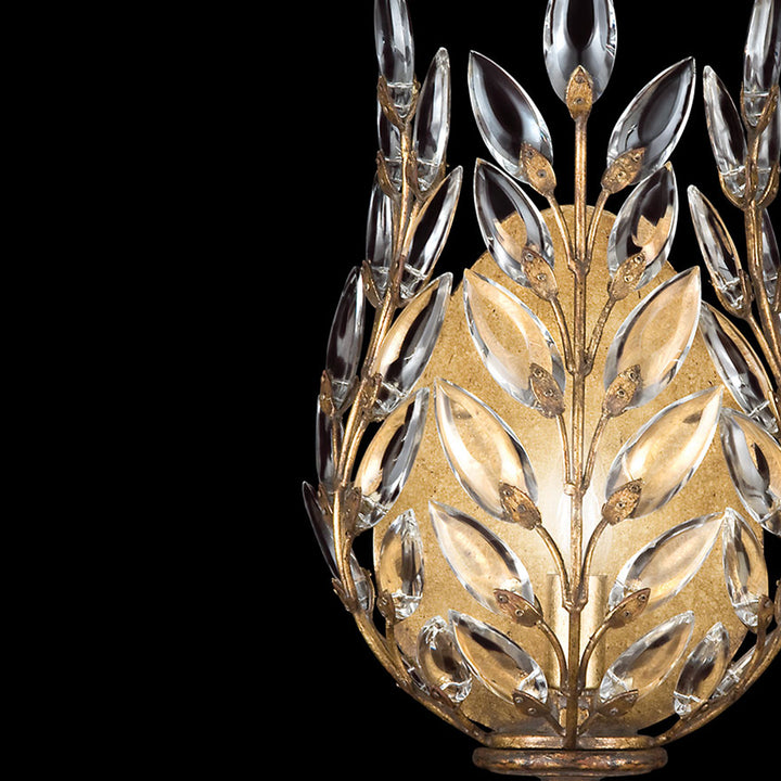 Crystal Laurel 17" Sconce